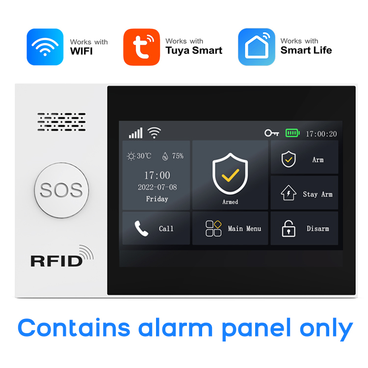 Home Security System Installation - Tuya-ワイヤレス家庭用wifi/gsm,モーション検出器センサー,バーglar,アラームシステム,アプリケーションによる制御,PG-107