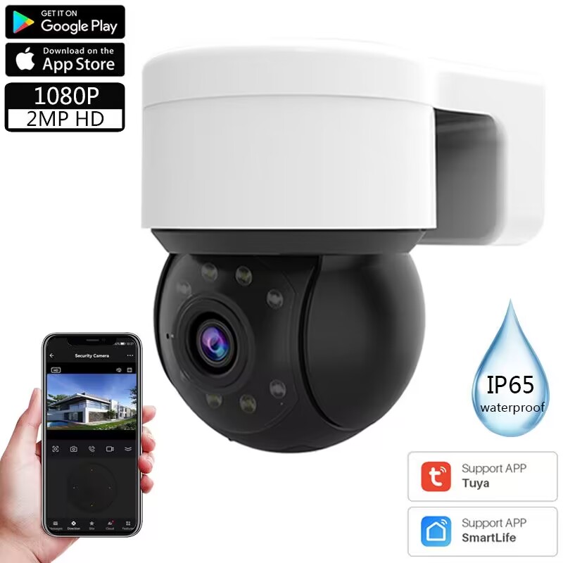 Home Security Lidar - 屋外防水ワイヤレス 1080P 2MP カメラ Tuya スマートライフホームセキュリティ