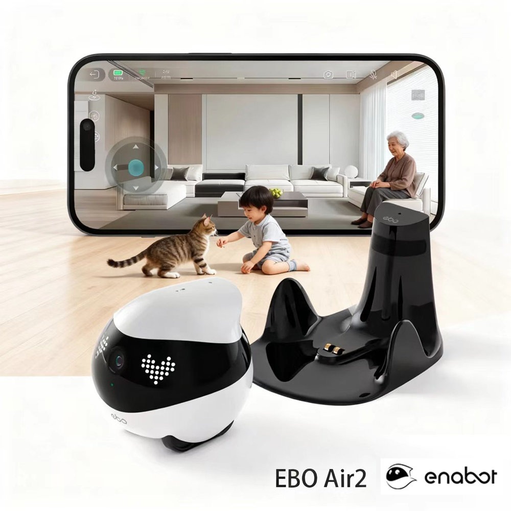 Home Security Robots - エナボット EBO AIR 2 コンパニオンロボット 2K