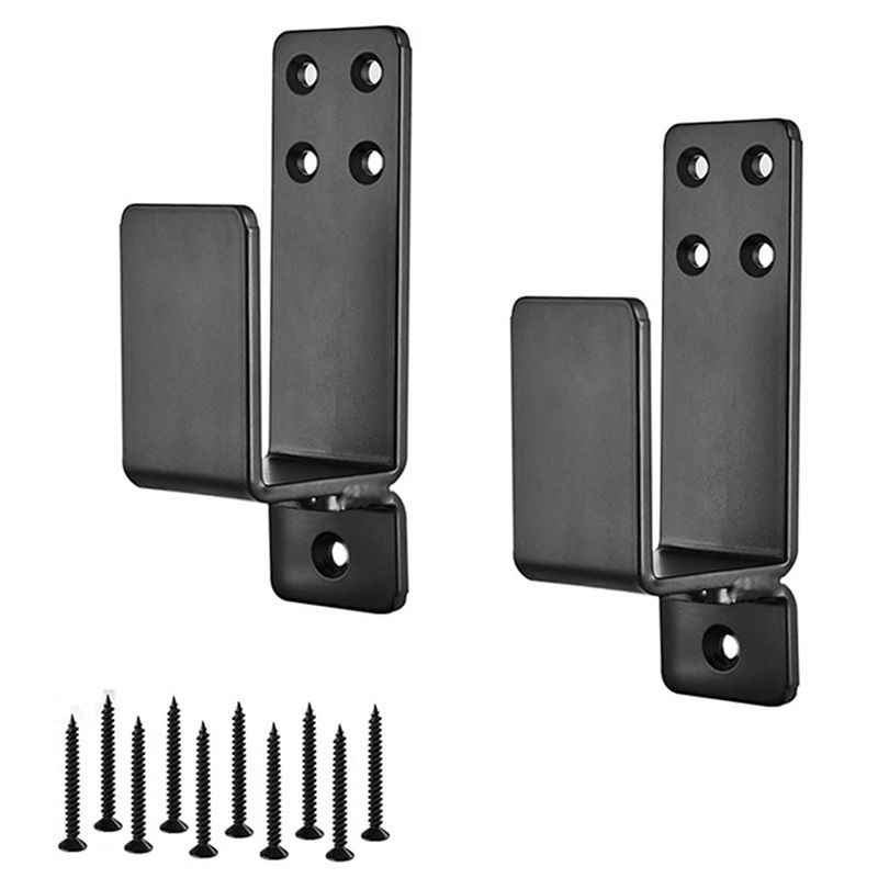 Home Security Bars - A21Q -2X4 ドアバリケードブラケット高耐久アップグレードドアバーホルダーブラケットホームセキュリティ用 2X4 木材に適しています