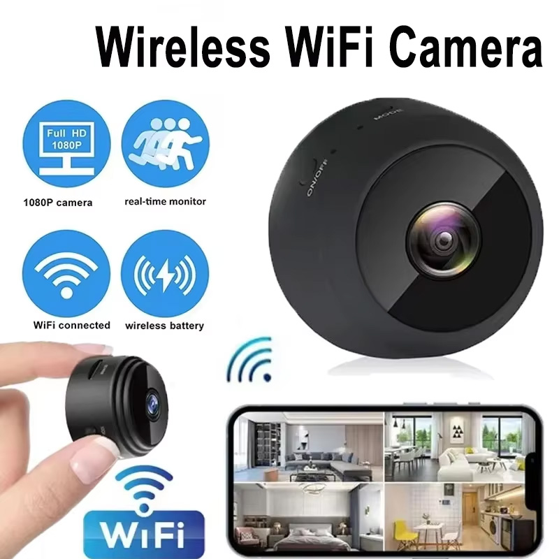 Home Security With Monitoring - 新しい A9 カメラ Wifi 1080p HD