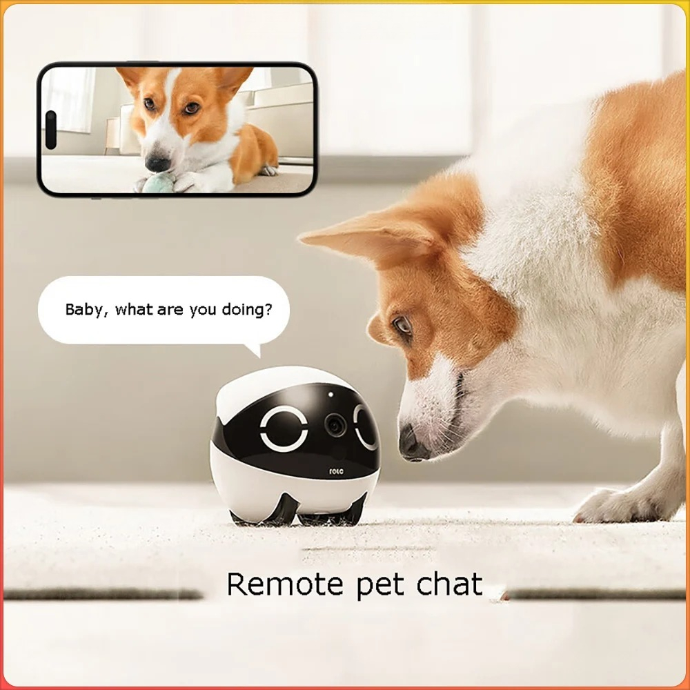 Home Security Robots - ホームセキュリティペットタンブラーデザインリアルタイムコントロールミニコンパニオンロボット2Kナイトビジョンペット