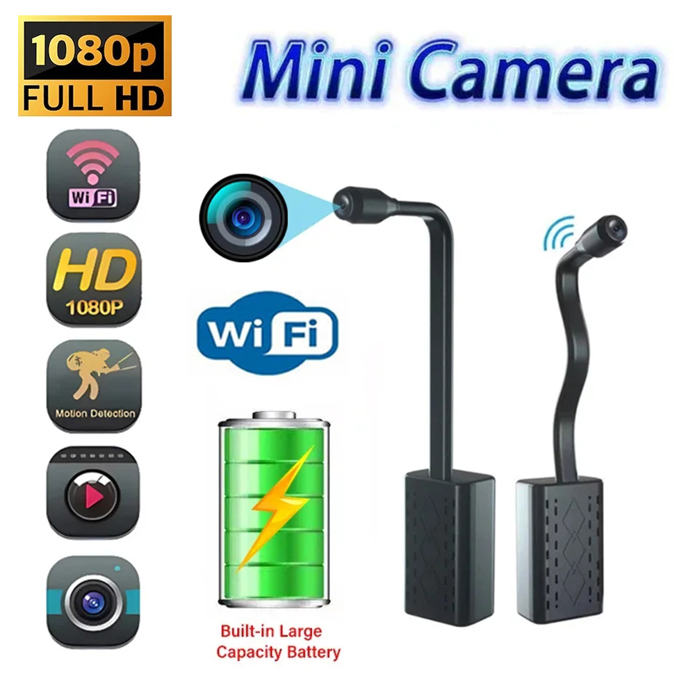 Home Security No Wifi Needed - HD 1080P ミニカメラモーション検出 WiFi カメラビデオレコーダー屋内ホームセキュリティ監視ビデオカメラサポートリモートビュー