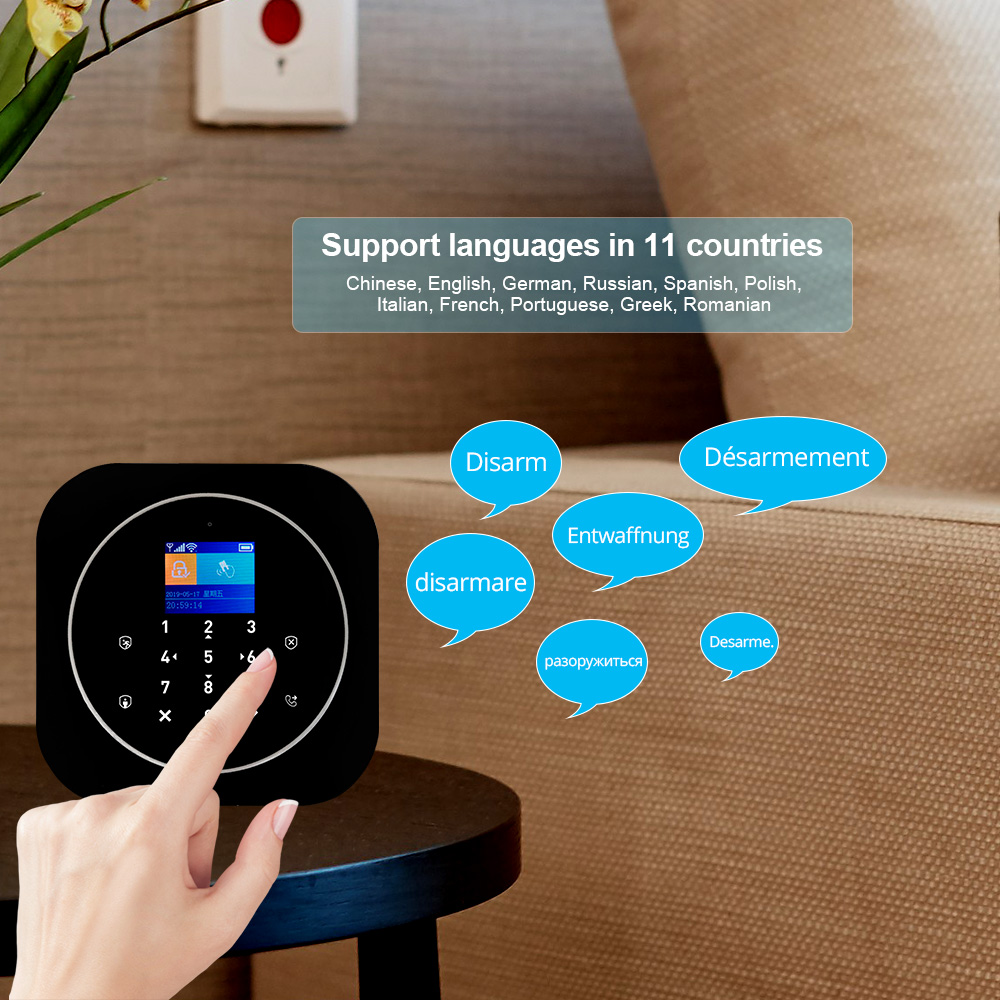 KERUI G12 2G Wifi ワイヤレスホーム警報シス - Home Security System Installation のレビューと価格