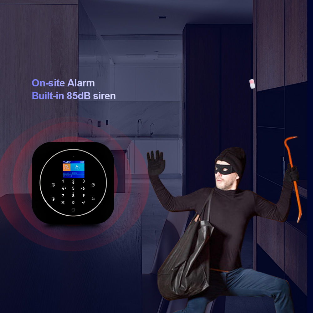 KERUI G12 2G Wifi ワイヤレスホーム警報シス - Home Security System Installation のレビューと価格