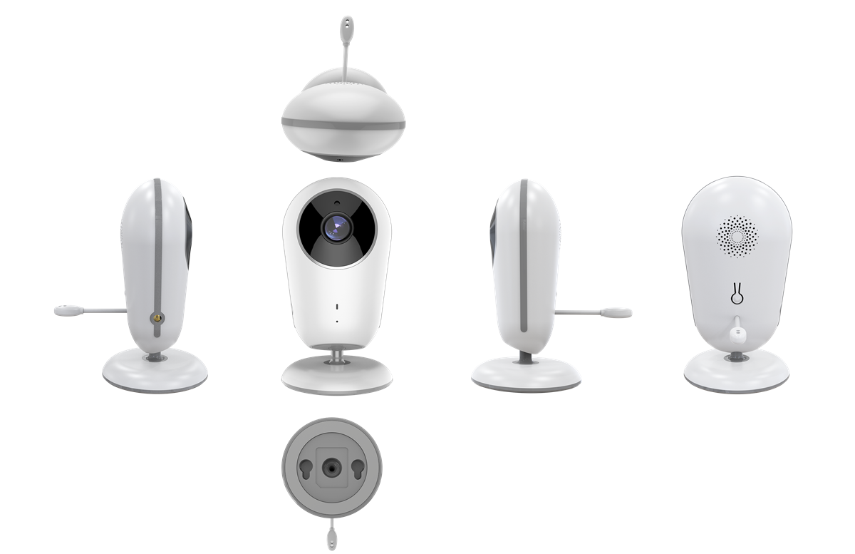 4.3 インチ 1080P フル HD ワイヤレスベビーモニ - Home Security With Monitoring のレビューと価格