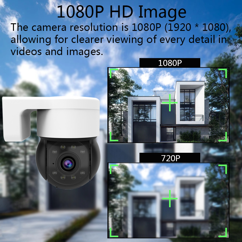 屋外防水ワイヤレス 1080P 2MP カメラ Tuya ス - Home Security Lidar のレビューと価格
