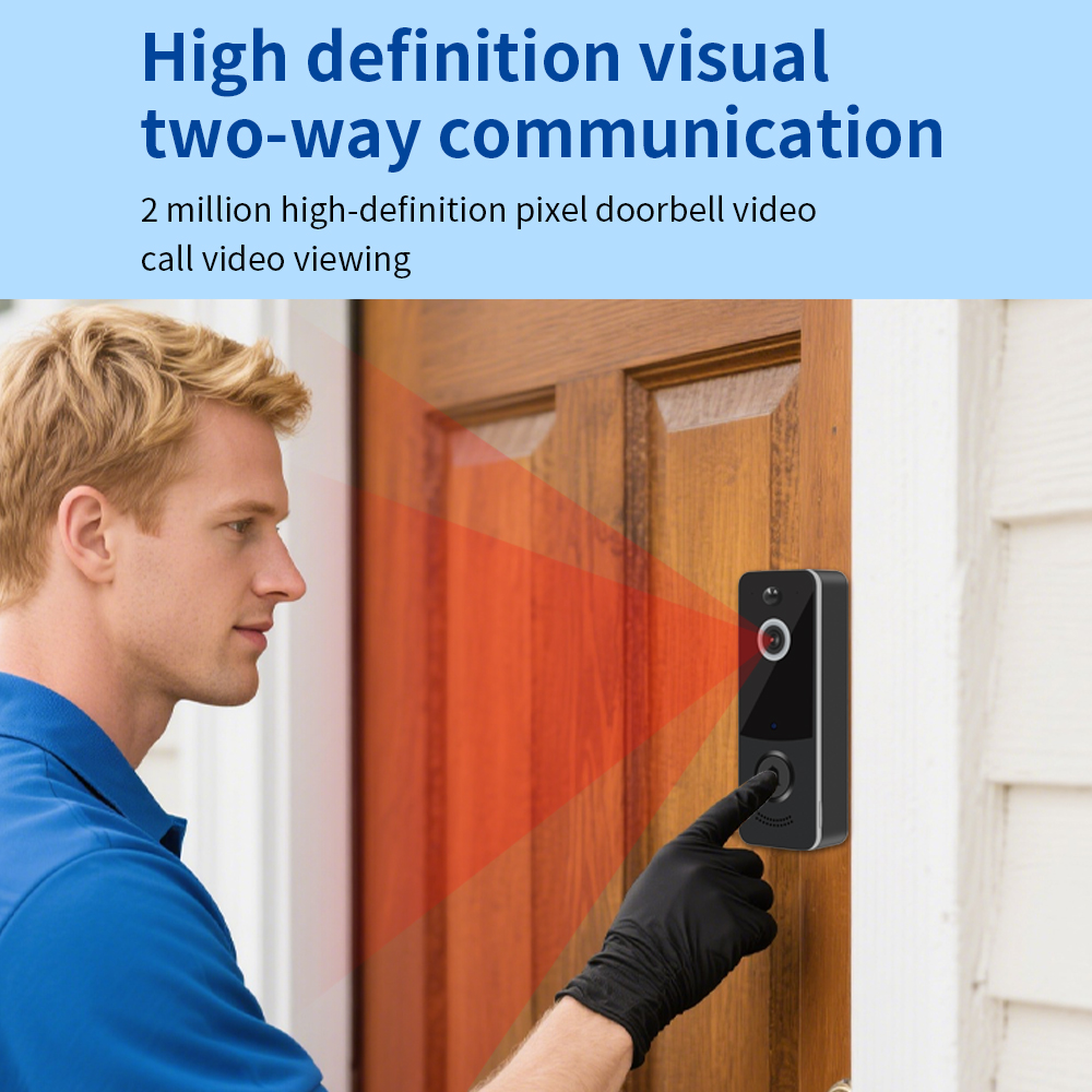 1080P WIFI ビデオドアベル TTLOCK アプリス - Home Security Doorbell Camera のレビューと価格