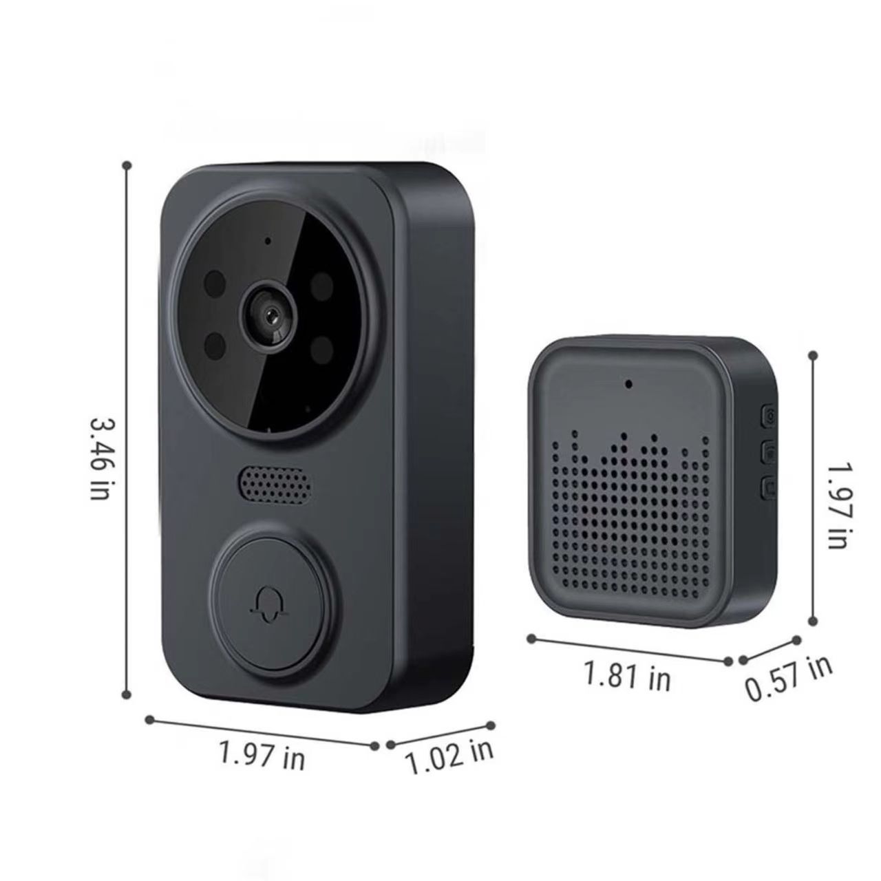 Tuya WIFI ドアベル スマートホーム ワイヤレス電話 - Home Security Doorbell Camera のレビューと価格