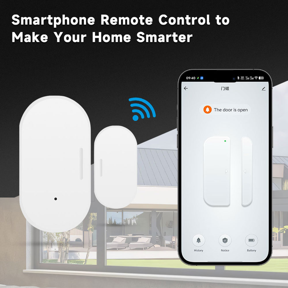 Zigbee 3.0 Z2MQTT ドアウィンドウセンサー磁 - Home Security Device のレビューと価格