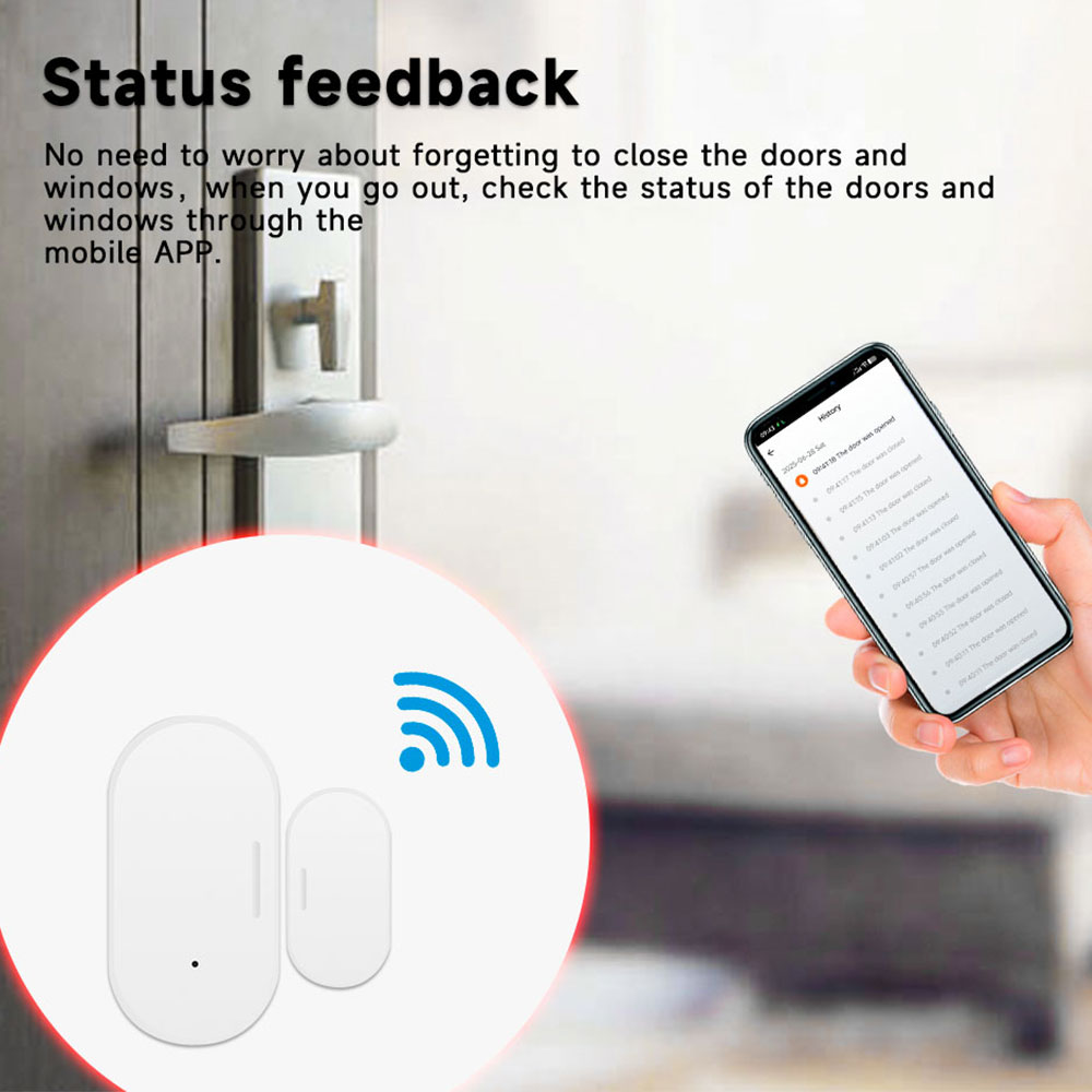 Zigbee 3.0 Z2MQTT ドアウィンドウセンサー磁 - Home Security Device のレビューと価格
