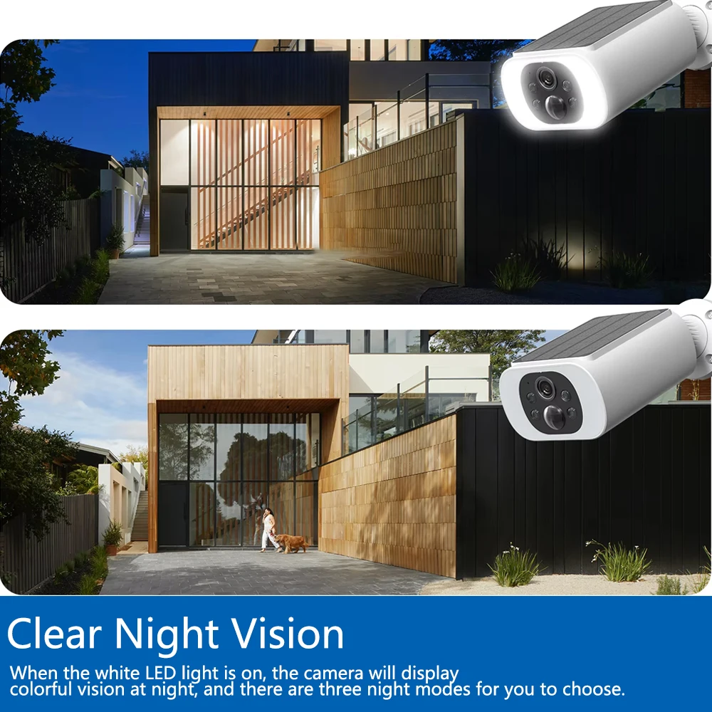 5MP Tuya Smartlife 屋外ソーラーバッテリー - Camera Solar Wireless のレビューと価格