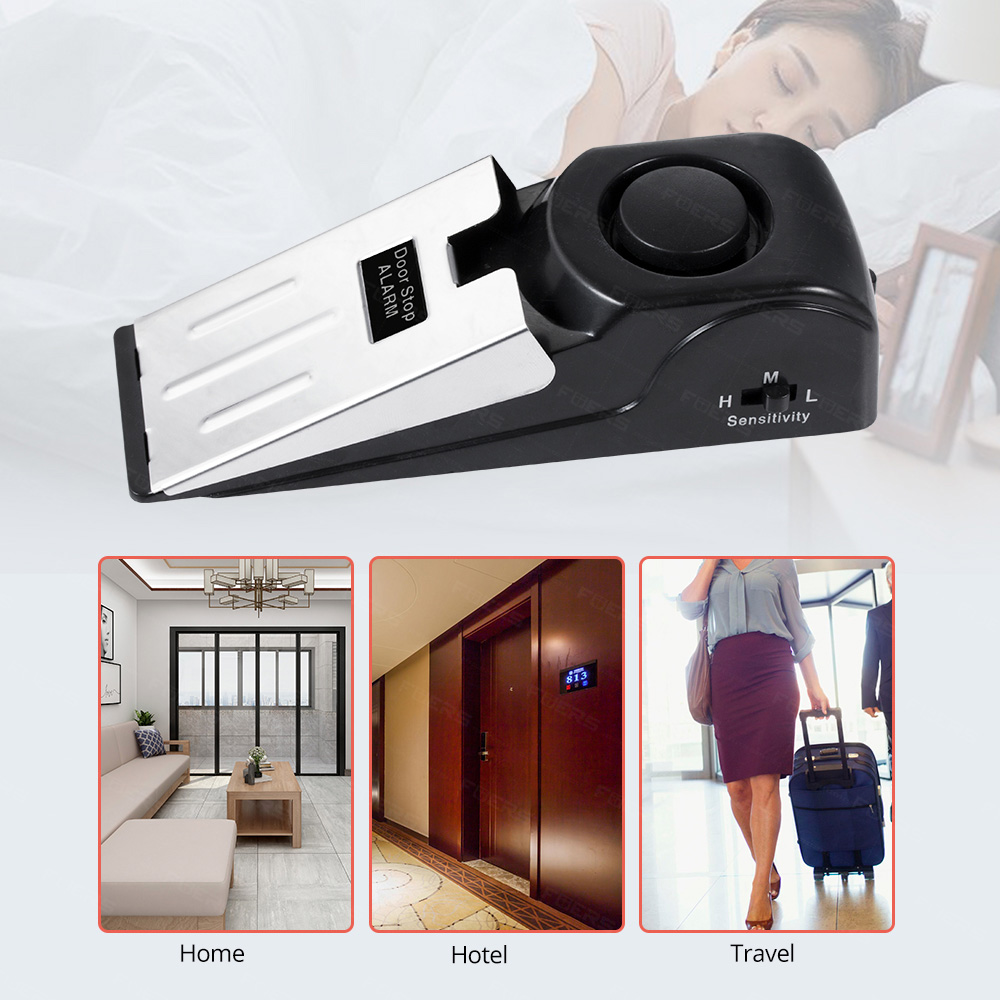 FUERS ドアストップアラームシステム 120dB 大音量 - Home Security Device のレビューと価格