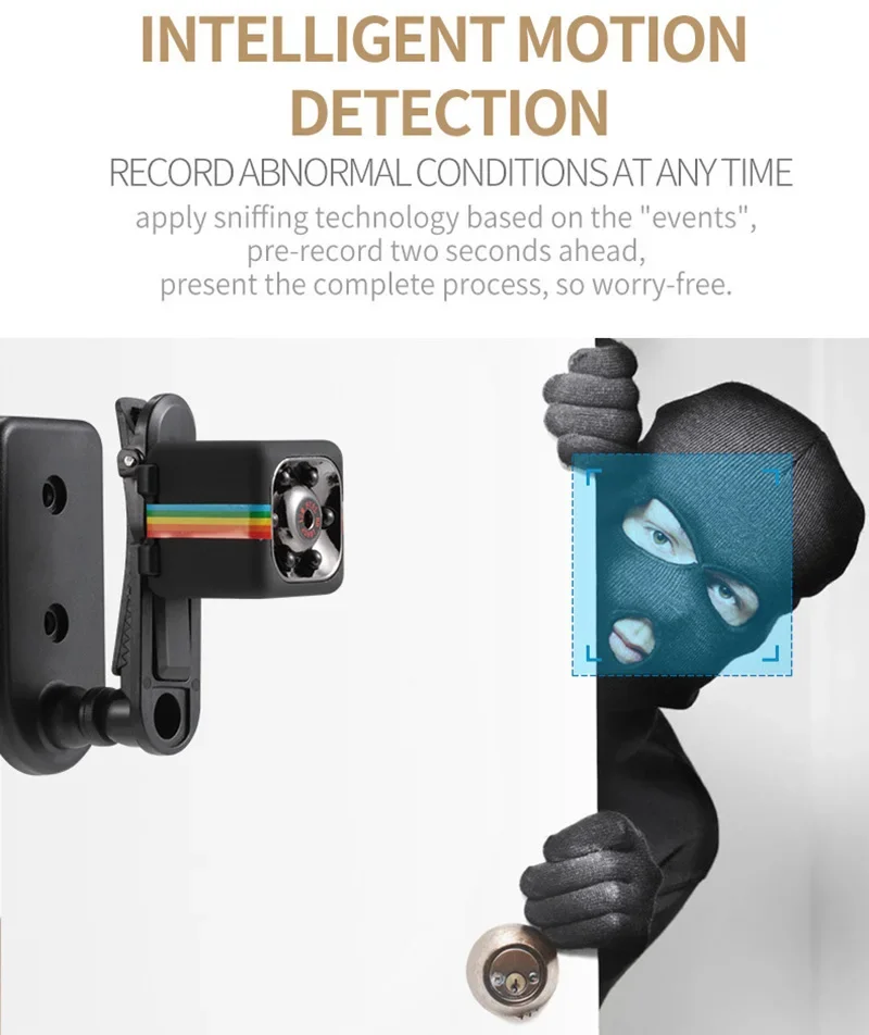 4KミニHDカメラ1080pポータブル小型ナニーカムビデオ音 - Home Security No Wifi Needed のレビューと価格