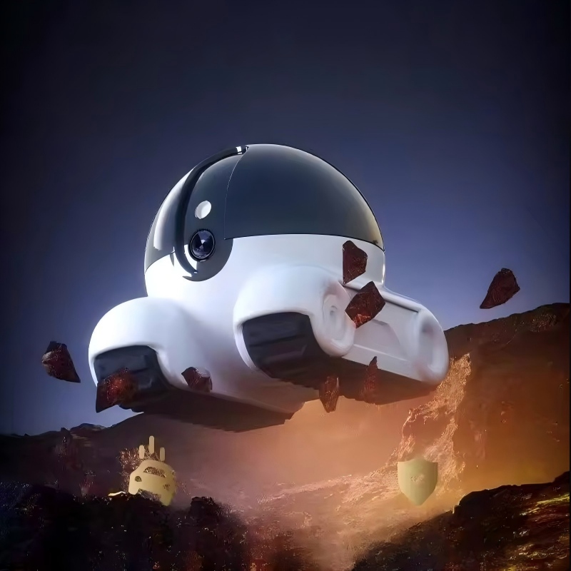 ワイヤレスデュアルレンズロボットカメラ 1080P HD P - Home Security Robots のレビューと価格