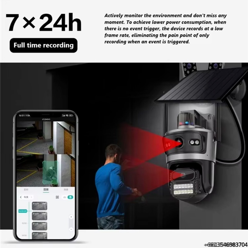 エンスター2K AOV 24時間録画対応 屋外スマートホーム - Camera Solar Wireless のレビューと価格