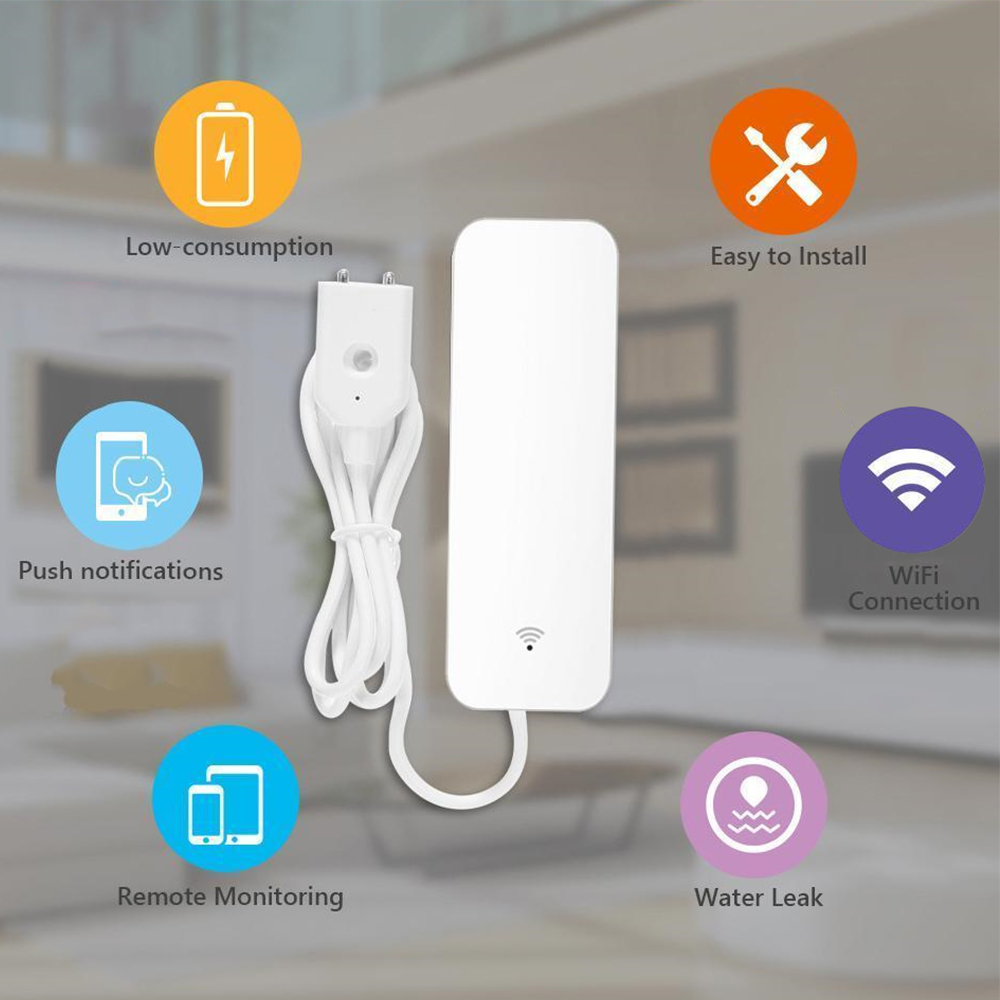 Tuya WiFi 漏水センサー、漏水検知器、Smartli - Home Security Device のレビューと価格