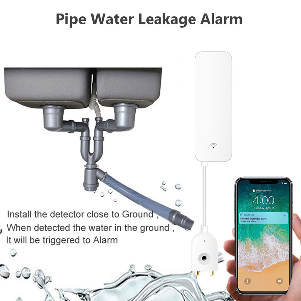 Tuya WiFi 漏水センサー、漏水検知器、Smartli - Home Security Device のレビューと価格