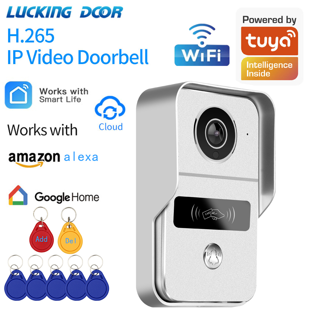 Tuya-ワイヤレスビデオドアベル,wifi,電話インターホ - Home Security Doorbell Camera のレビューと価格