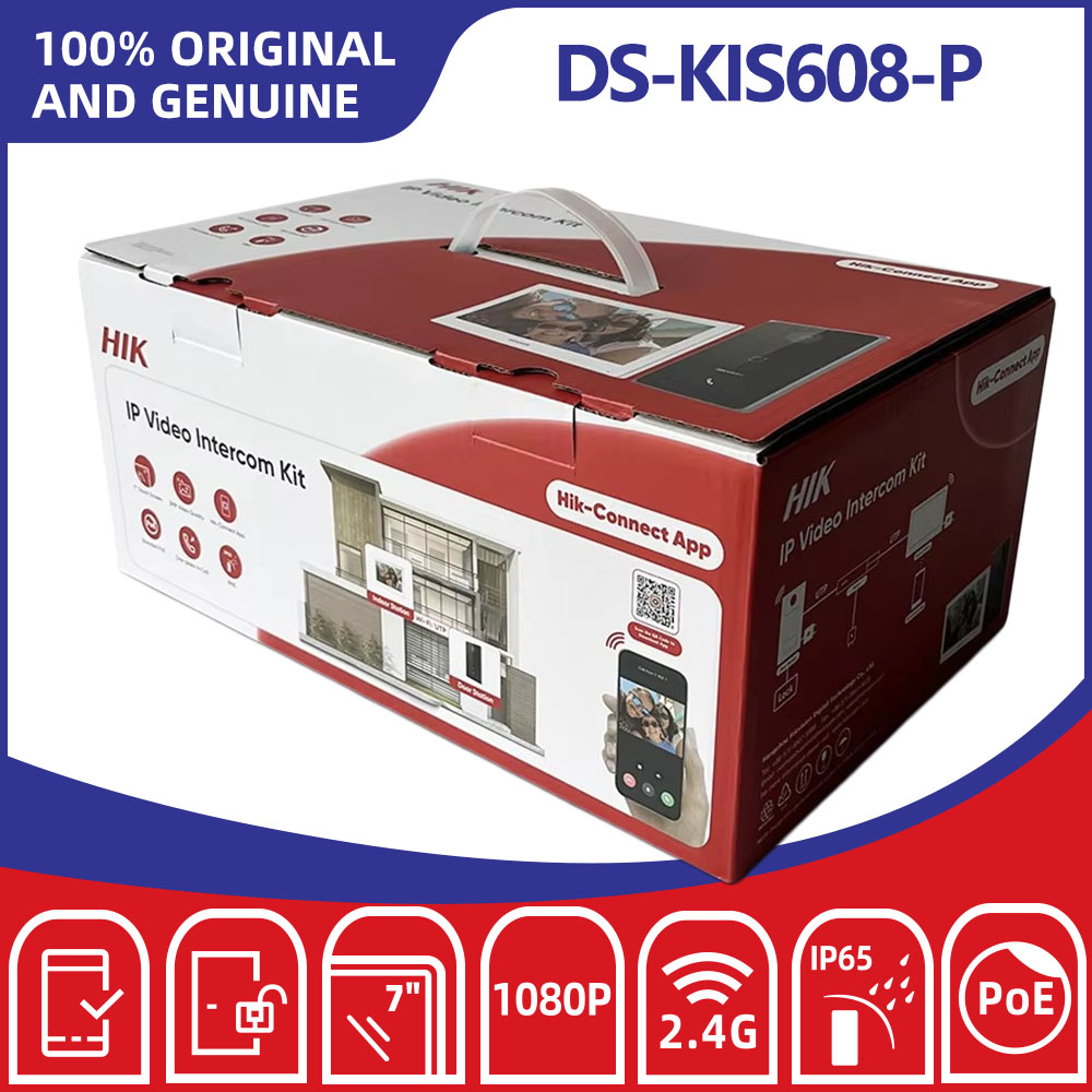 Hikvision DS-KIS608-P IP ビデオイン - Home Security System Hikvision のレビューと価格