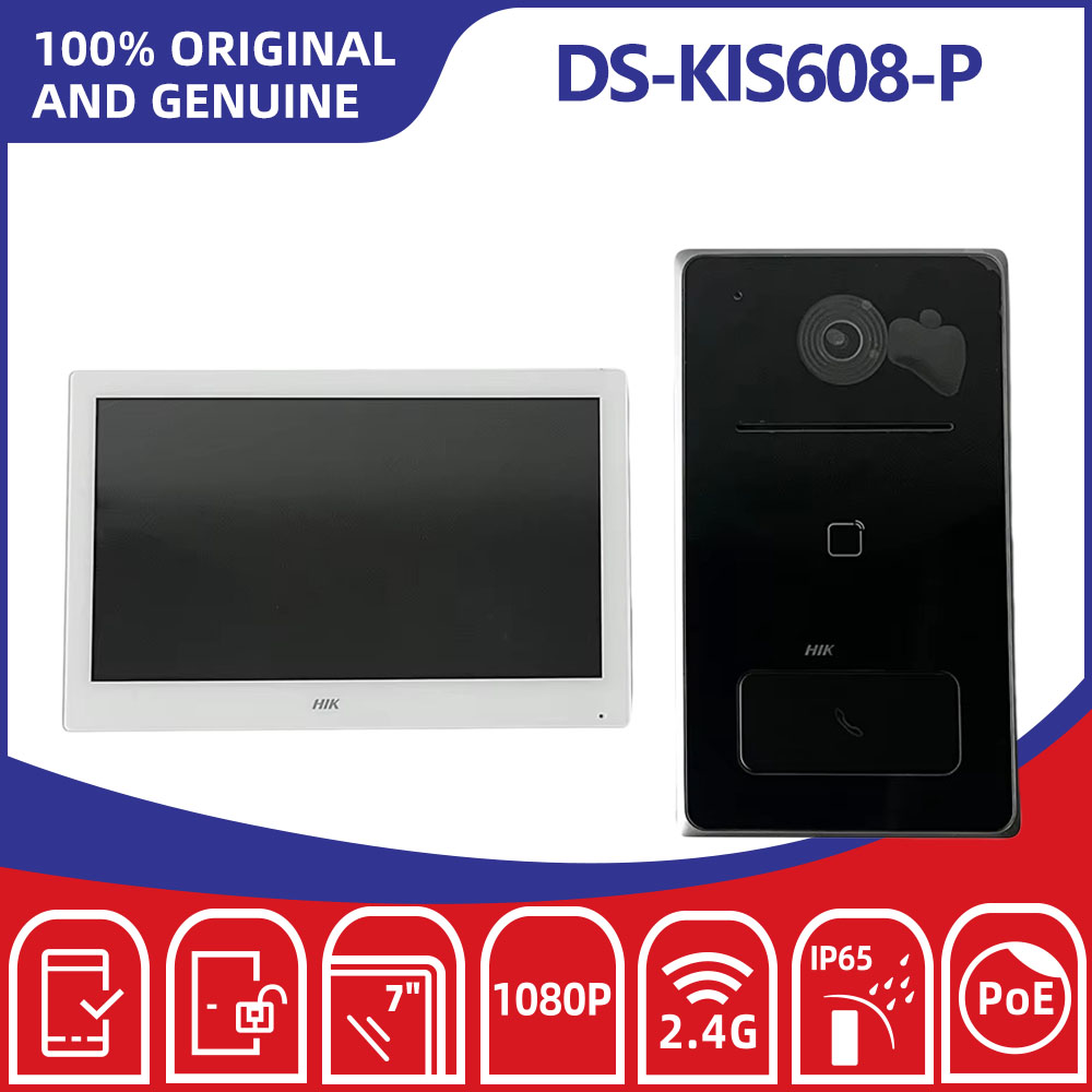 Hikvision DS-KIS608-P IP ビデオイン - Home Security System Hikvision のレビューと価格