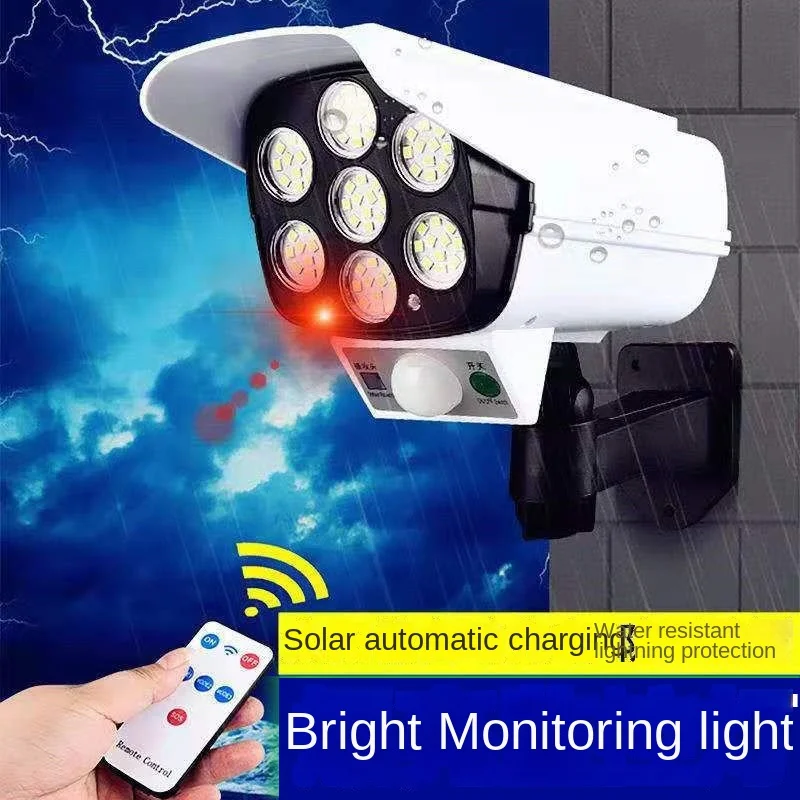 屋外ソーラーライトモーションセンサーセキュリティダミーカメラ - Home Security With Monitoring のレビューと価格