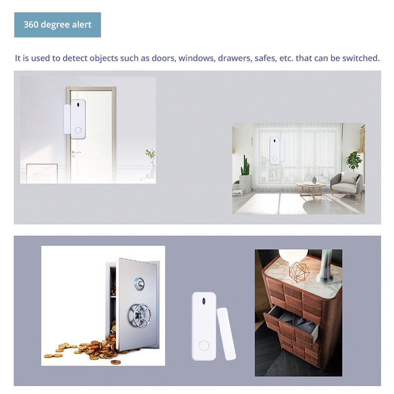 D10 窓ドアセンサー警報 433MHz ワイヤレスマグネッ - Home Security Device のレビューと価格