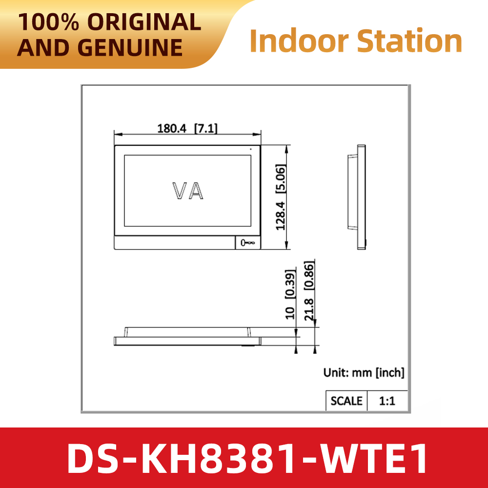Hikvision DS-KH8381-WTE1 7 インチ - Home Security System Hikvision のレビューと価格