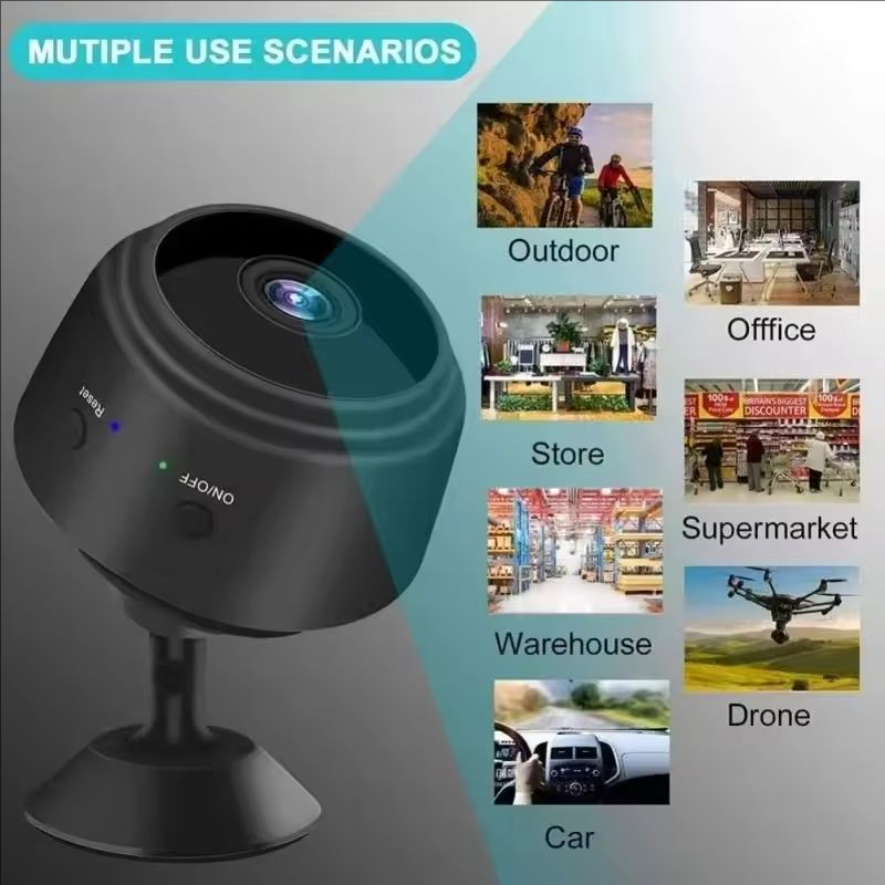 1080P HDミニWiFiカメラ ワイヤレス防犯カメラ 赤 - Home Security Lidar のレビューと価格