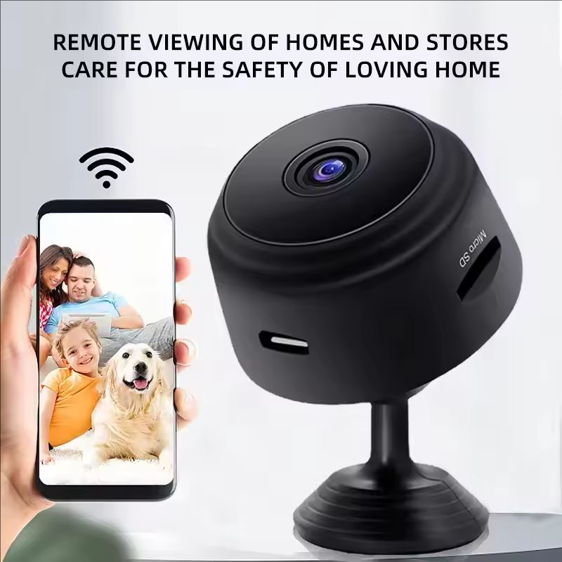 1080P HDミニWiFiカメラ ワイヤレス防犯カメラ 赤 - Home Security Lidar のレビューと価格
