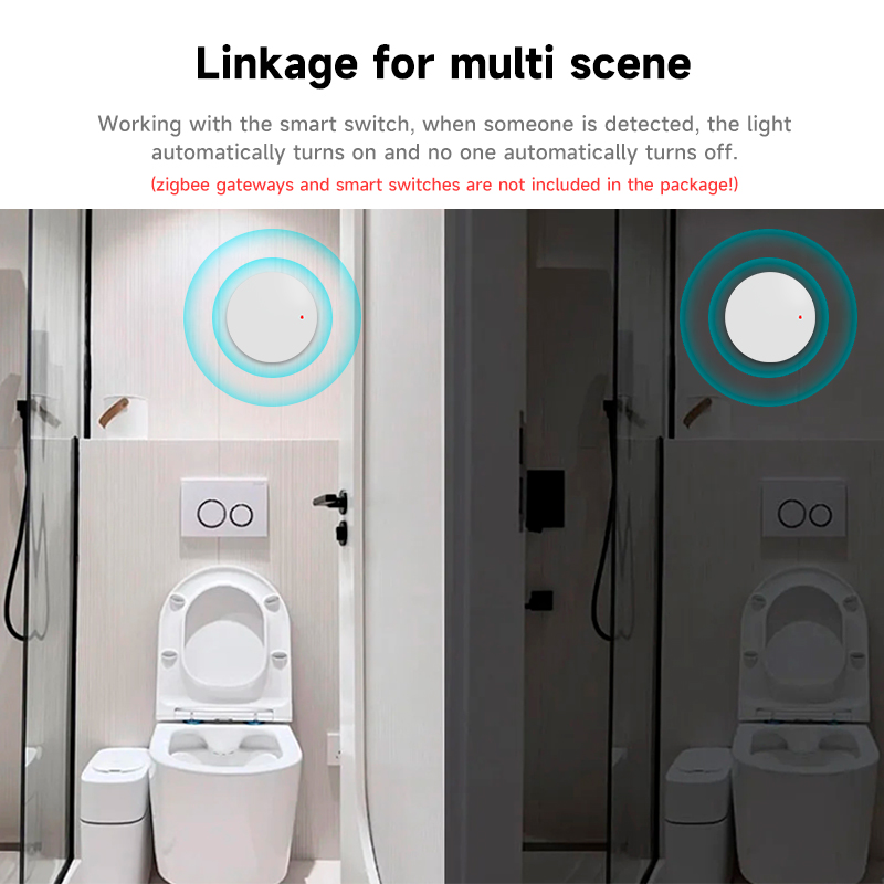 Tuya Zigbee 3.0 24GHz MmWave 人 - Home Security Device のレビューと価格