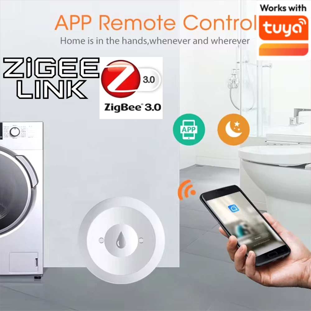 Tuya ZigBee 3.0 スマート水漏れセンサーオーバ - Home Security With Monitoring のレビューと価格