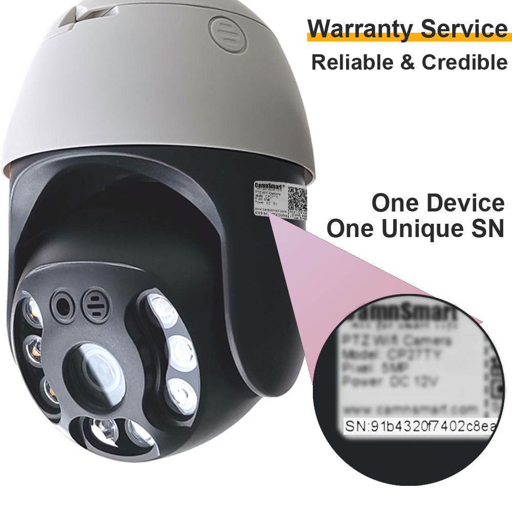 Camnsmart Tuya 5MP Alexa Wifi  - Home Security Lidar のレビューと価格