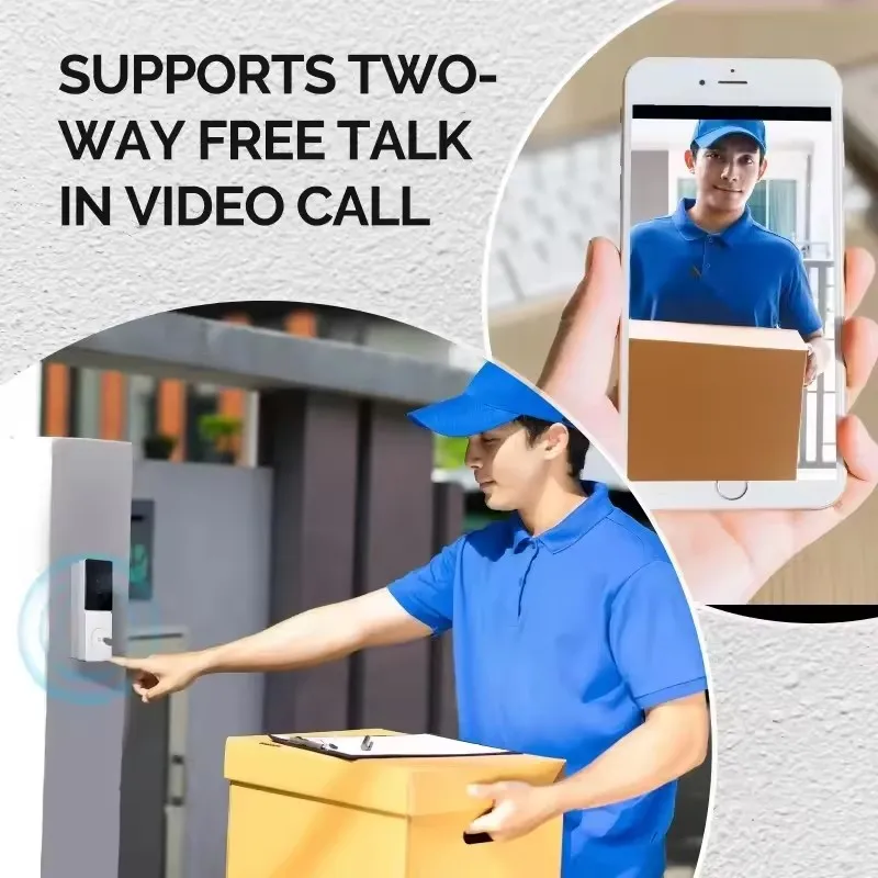Moes WIFI ビデオドアベルカメラワイヤレス IR ナ - Home Security Doorbell Camera のレビューと価格