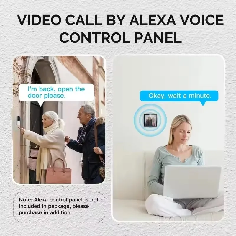 Moes WIFI ビデオドアベルカメラワイヤレス IR ナ - Home Security Doorbell Camera のレビューと価格