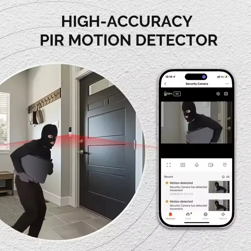 Moes WIFI ビデオドアベルカメラワイヤレス IR ナ - Home Security Doorbell Camera のレビューと価格