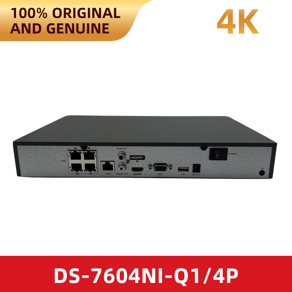 オリジナル Hikvision DS-7604NI-Q1/4 - Home Security System Hikvision のレビューと価格
