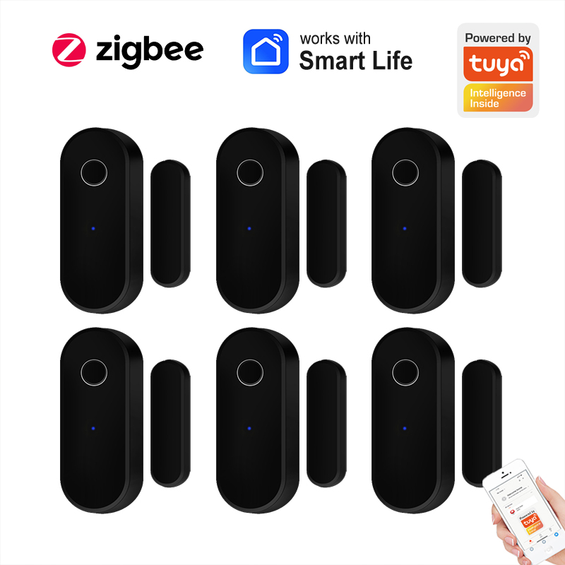 Tuya スマート Zigbee ドアセンサードア窓開閉検出 - Home Security Device のレビューと価格