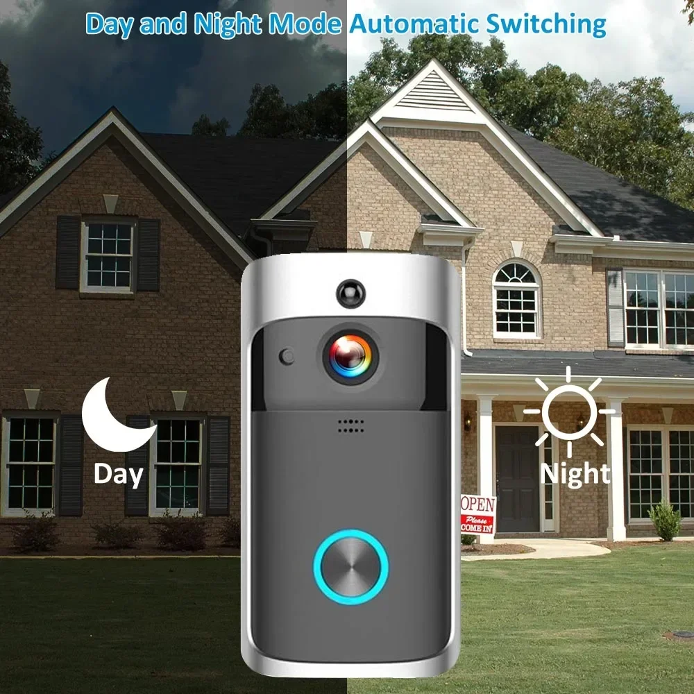 720P HD スマートホームワイヤレス WIFI ドアベル - Home Security Doorbell Camera のレビューと価格