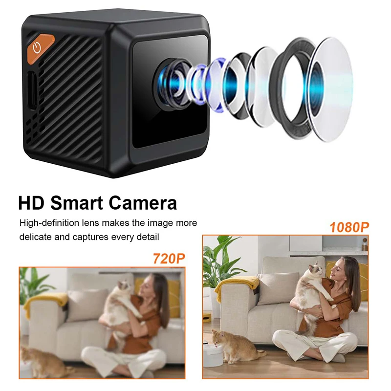 ミニカメラ 強力磁石式 4K ワイヤレスWiFiカメラ ベビ - Home Security No Wifi Needed のレビューと価格