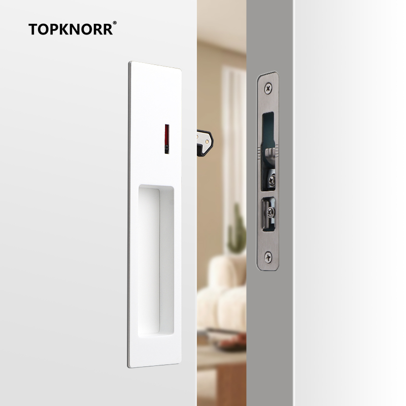 目に見えない引き戸用ロックプッシュプルフック木製ドア用内蔵隠 - Home Security Locks のレビューと価格