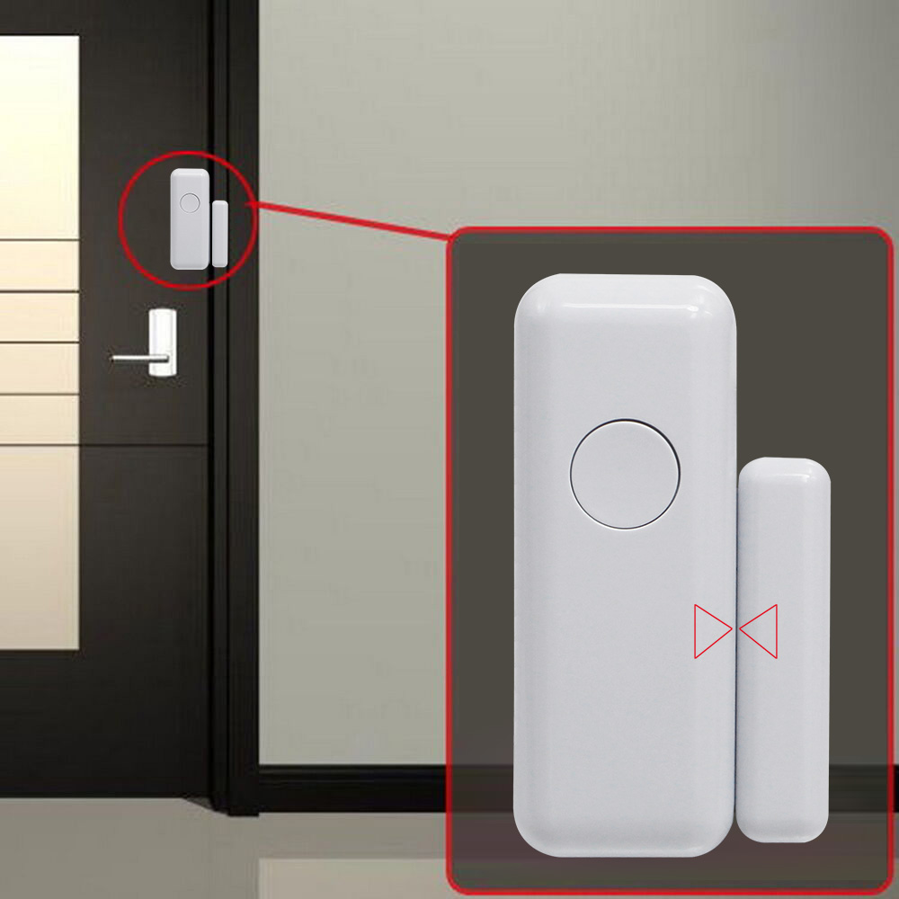 433mhz ワイヤレス窓ドア磁気警報センサードア検出器スマ - Home Security Device のレビューと価格