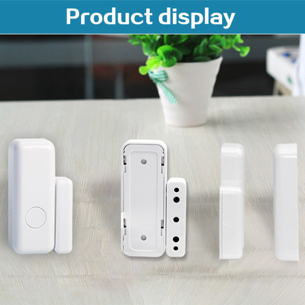 433mhz ワイヤレス窓ドア磁気警報センサードア検出器スマ - Home Security Device のレビューと価格