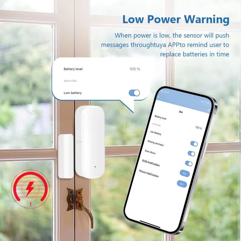 ZigBee ドアウィンドウセンサー ワイヤレス磁気警報器  - Home Security Device のレビューと価格