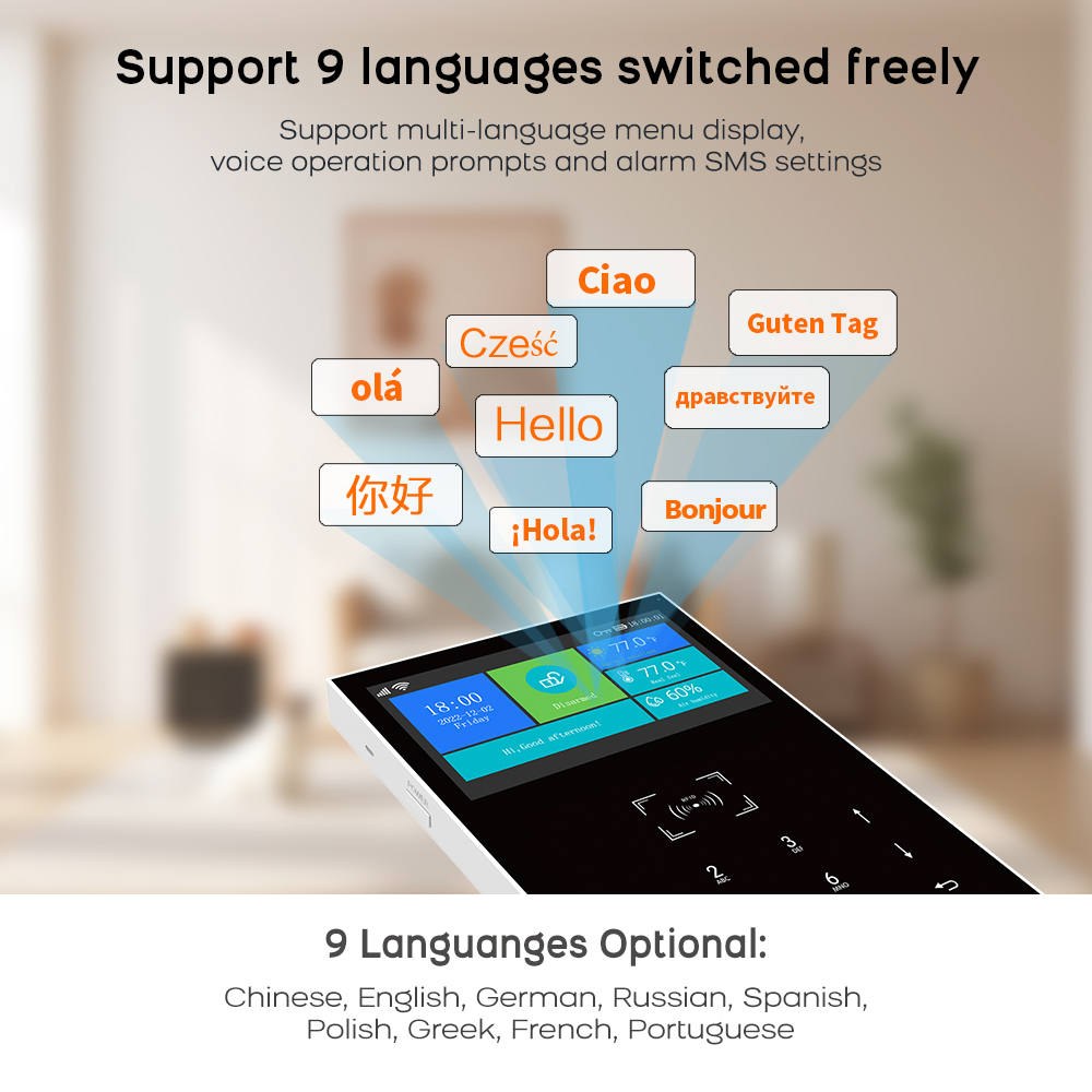 4G GSM WiFiアラームシステム、Tuyaスマートホー - Home Security System Installation のレビューと価格