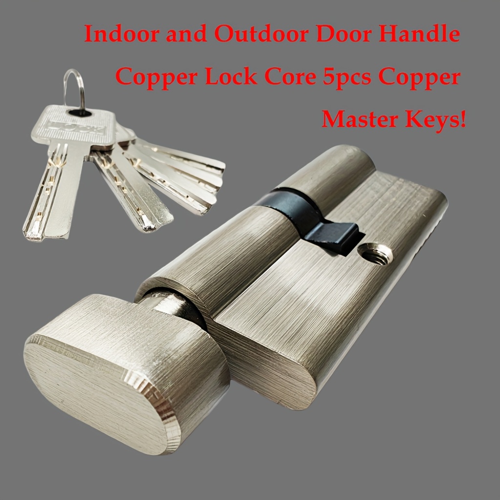 1個入りヨーロッパ規格全銅製盗難防止ロックシリンダー、5つの - Home Security Locks のレビューと価格