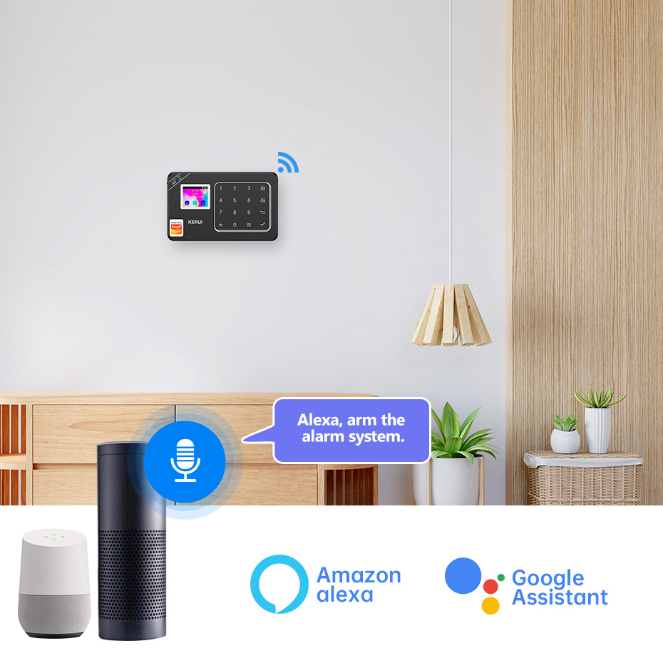 KERUI GSM 4G WiFi アラームセキュリティシス - Home Security System Installation のレビューと価格