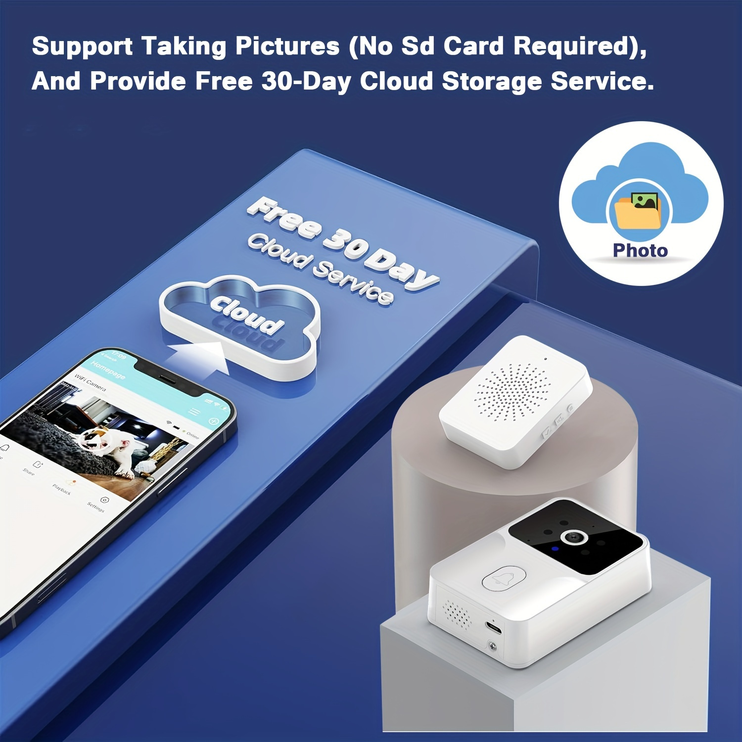 Tuya ワイヤレススマートビデオドアベル、2.4G WiF - Home Security Doorbell Camera のレビューと価格